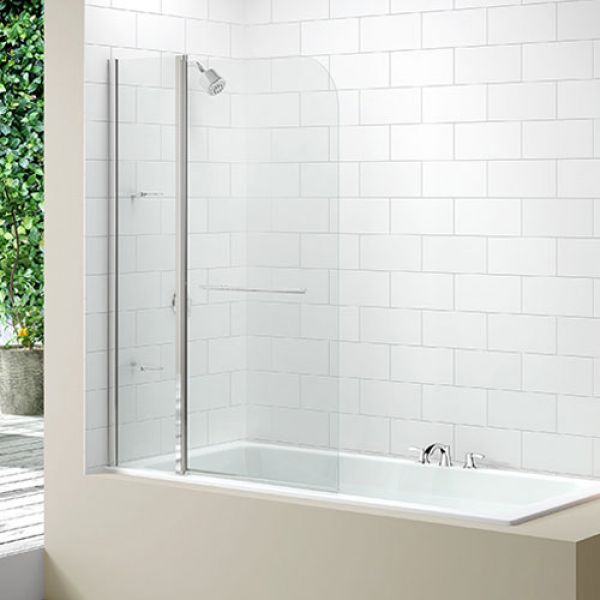 Merlyn 2 Panel Curved Bath Screen MB3