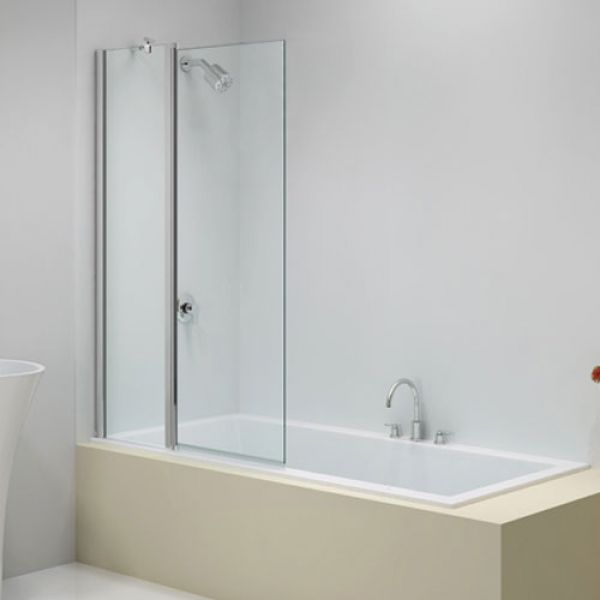 Merlyn Two Panel Folding Square Bath Screen MB3B