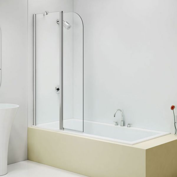 Merlyn Two Panel Hinged Bath Screen MB3C