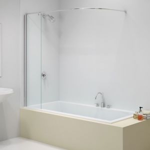 Merlyn Curtain Rail Bath Screen MB5