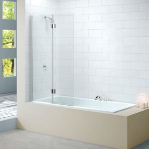 Merlyn Two Panel Hinged Bath Screen MB7 L