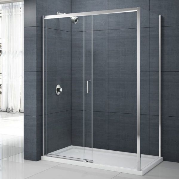 Merlyn MBOX 1700 Low Level Access Sliding Shower Door Left Hand