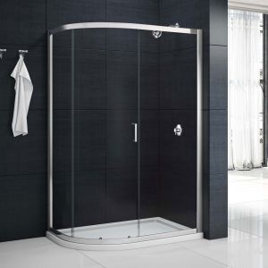 Merlyn MBOX 1200 x 800 One Door Offset Quadrant Shower Enclosure MB1Q1280