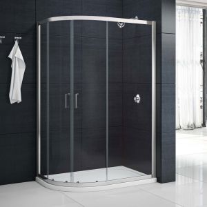 Merlyn MBOX 1200 x 800 Two Door Offset Quadrant Shower Enclosure MB2Q1280