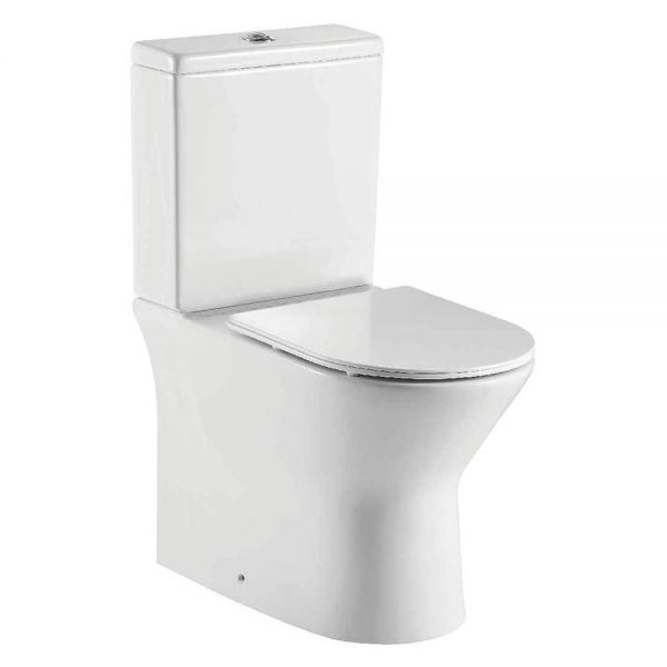 Apex Middleton Rimless Closed Back Close Coupled Toilet