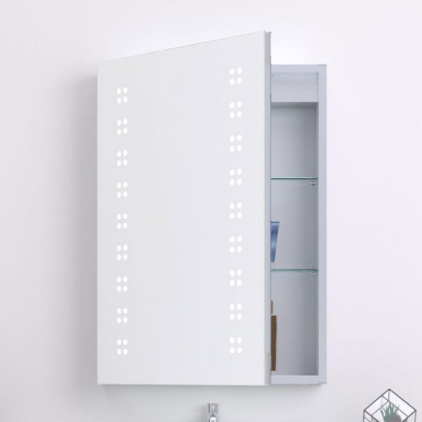 Kartell Kandy 500 x 700 LED Illuminated Mirrored Bathroom Cabinet