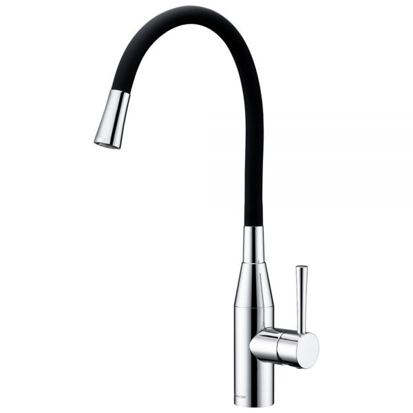 Clearwater Morpho Flex Single Lever Chrome Monobloc Kitchen Sink Mixer Tap