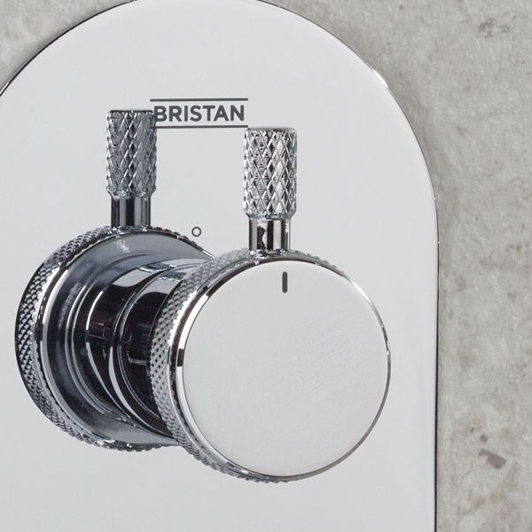 Bristan Molida Chrome 2 Outlet Shower Pack with Overhead Shower and Handset #7