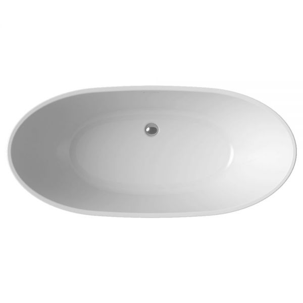 Moods Ealing 1700 x 780 Modern Grey Freestanding Bath