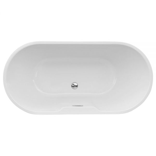 Moods Eversley 1550 x 745 White Freestanding Bath #2