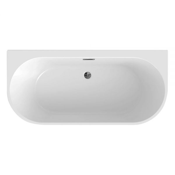 Moods Minster 1500 x 750 Modern Freestanding Back to Wall Bath #2