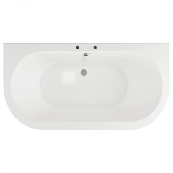 Moods Langley 1700 x 800 Double Ended Back to Wall Bath #3