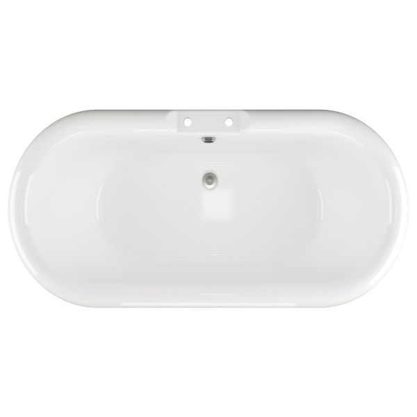 Moods Cranleigh Black 1700 x 750 Double Ended Freestanding Bath #2