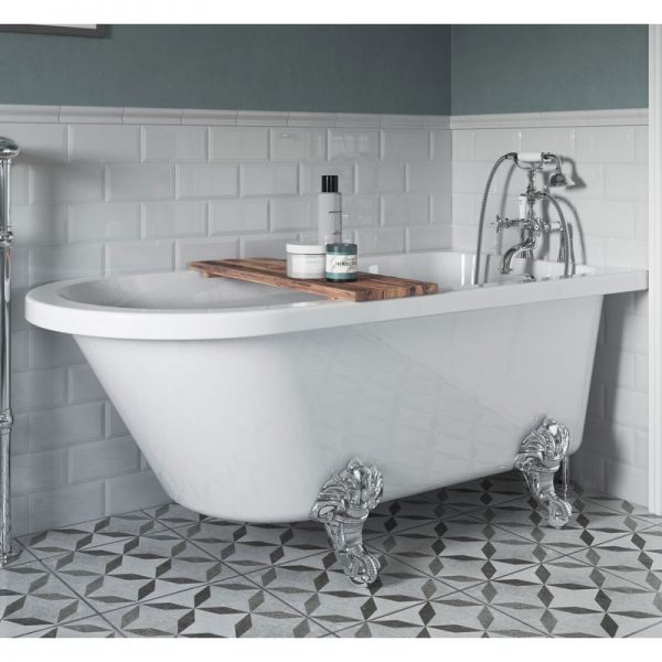 Moods Edgware 1500 x 750 Freestanding Corner Bath #4
