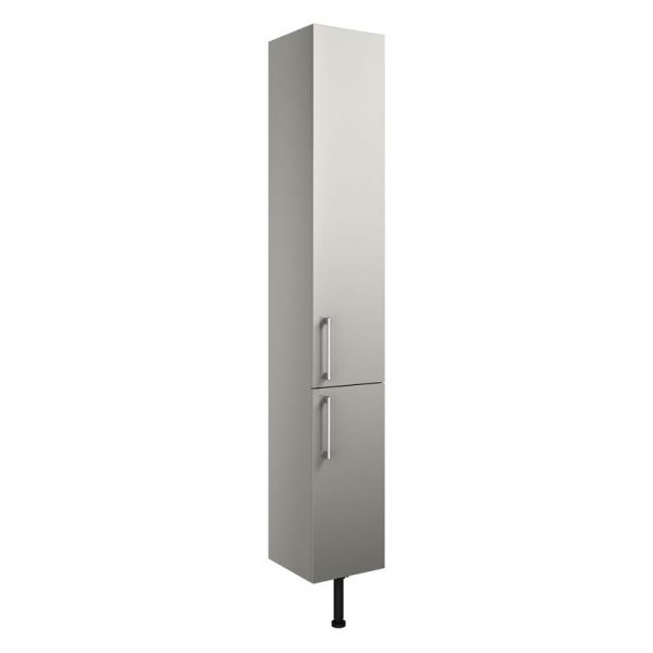 Moods Avonwick 1800 Light Grey Two Door Tall Bathroom Storage Unit