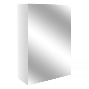 Moods Avonwick 500 White Gloss 2 Door Mirrored Bathroom Cabinet