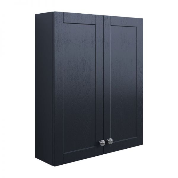 Moods Bickington 600 Indigo Ash 2 Door Wall Mounted Storage Unit