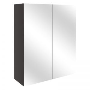 Moods Avonwick 600 2 Door Graphite Grey Mirrored Bathroom Cabinet