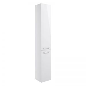 Moods Tempus White Gloss Floor Standing Tall Unit