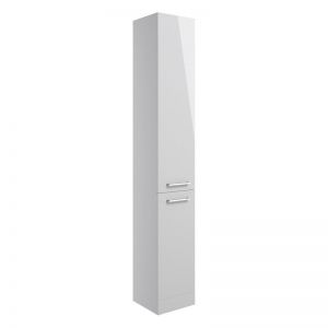 Moods Tempus Grey Gloss Floor Standing Tall Unit