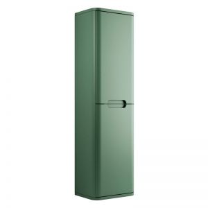 Moods Lapford Sage Green Wall Hung Tall Storage Unit