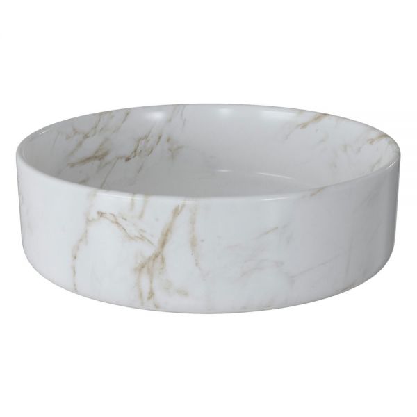 Moods Circo Marble Effect Countertop Washbowl Basin