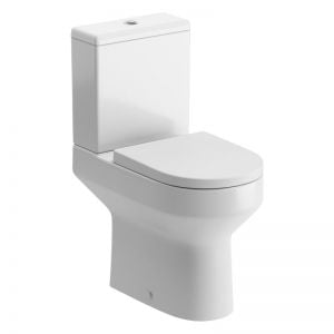 Moods Laura Comfort Height Close Coupled WC Inc Soft Close Toilet Seat