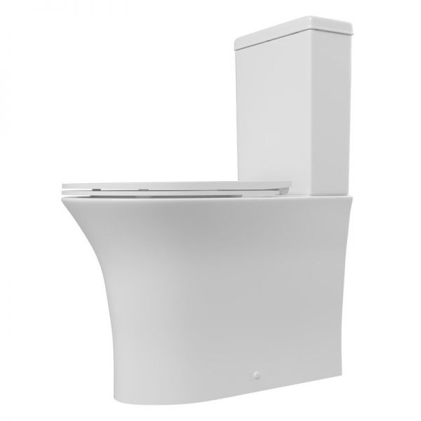 Moods Alessa Rimless Closed Back Close Coupled Toilet #2