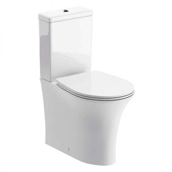 Moods Alessa Rimless Closed Back Close Coupled Toilet