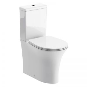 Moods Alessa Rimless Close Coupled Fully Shrouded Toilet inc Cistern and Seat