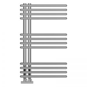 Moods Signpost 800 x 500 Chrome Round Designer Towel Radiator