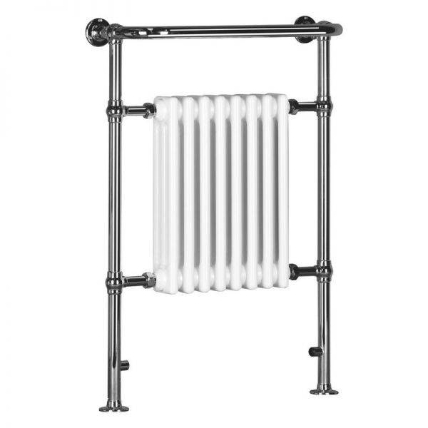 Moods Timeless Traditional White Towel Radiator