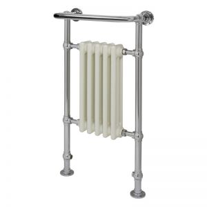 Moods Timeless Slim Traditional White Towel Radiator