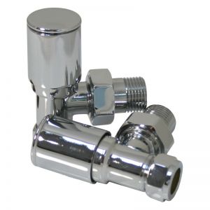 Moods Chrome Angled Radiator Valves