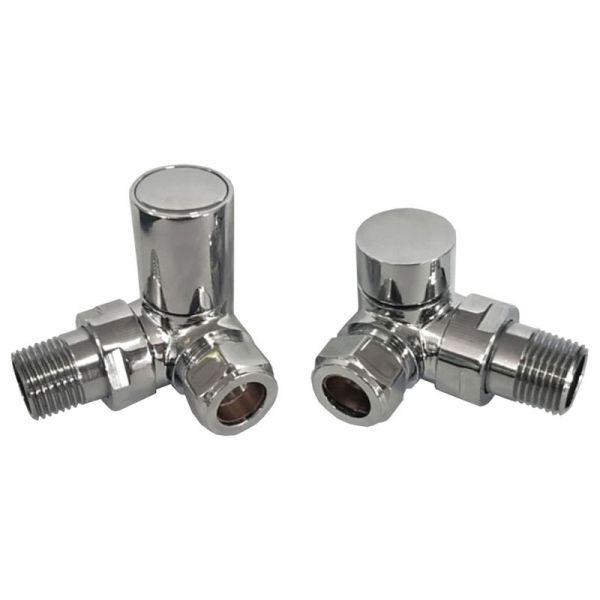 Moods Chrome Corner Radiator Valves