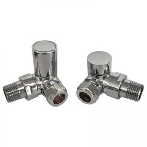 Moods Chrome Corner Radiator Valves