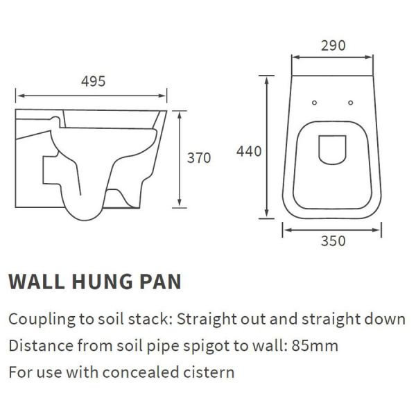 Moods Torchwood Wall Hung Toilet #2