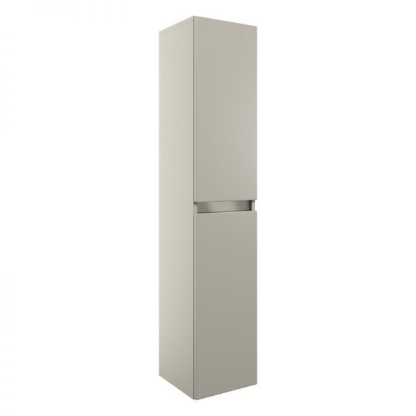 Moods Chelston 300 Two Door Latte Wall Hung Tall Storage Unit