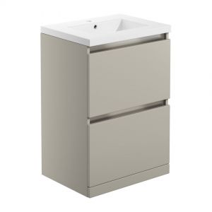 Moods Chelston 600 Latte Floor Standing Vanity Unit and Basin