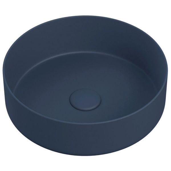 Moods Circo Matt Deep Blue Countertop Round Washbowl Basin