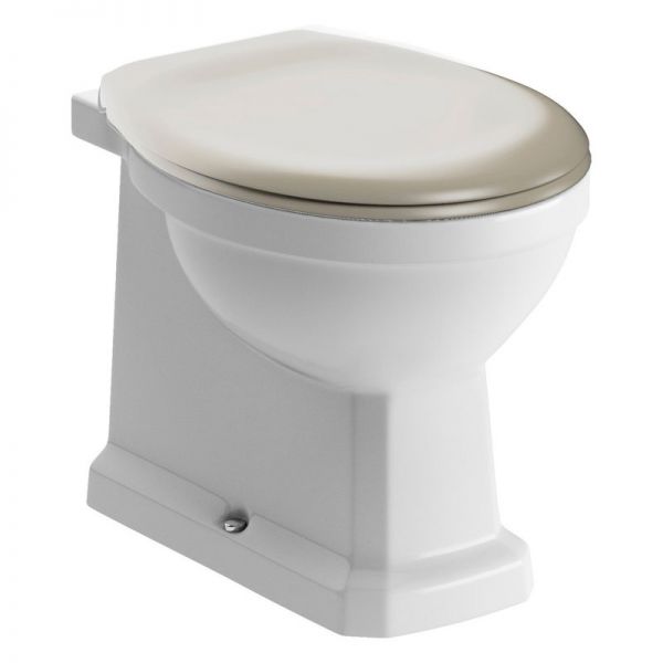 Moods Classico Matt Latte Back To Wall Pan And Soft Close Seat