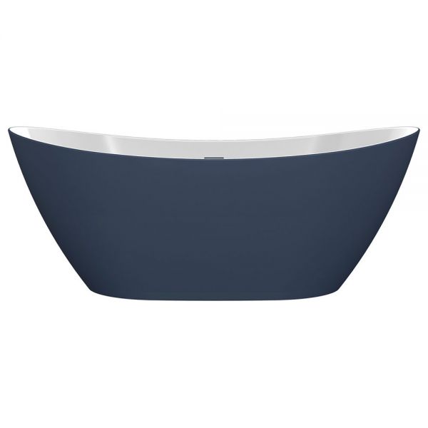 Moods Ealing Matt Blue 1700 x 780 Modern Freestanding Bath