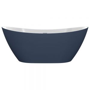 Moods Ealing Matt Blue 1700 x 780 Modern Freestanding Bath