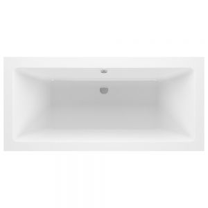 Moods Sulu Square Double Ended Acrylic Bath 1700 x 700mm
