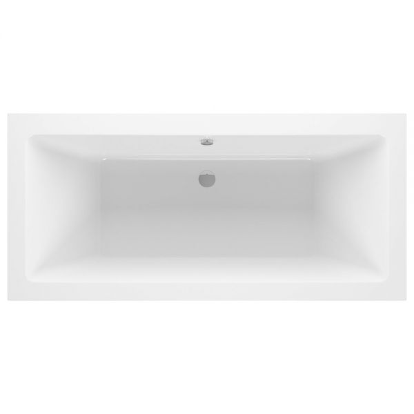 Moods Sulu Square Double Ended Acrylic Bath 1700 x 750mm