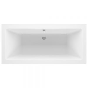 Moods Sulu Square Supercast Double Ended Acrylic Bath 1700 x 750mm