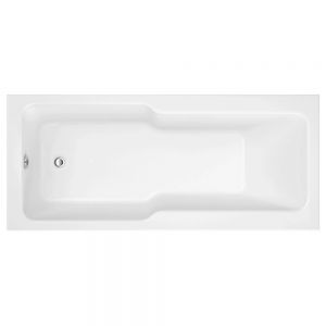 Moods Baffin Single Ended Acrylic Shower Bath 1700 x 750mm