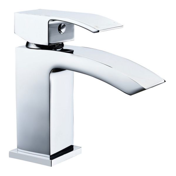 Moods Excelsior Deck Mounted Chrome Basin Mixer Tap with Waste