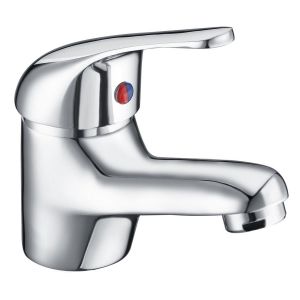 Moods Thormaby Deck Mounted Chrome Basin Mixer Tap with Waste