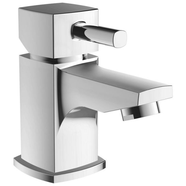 Moods Auckland Deck Mounted Chrome Cloakroom Basin Mixer Tap with Waste